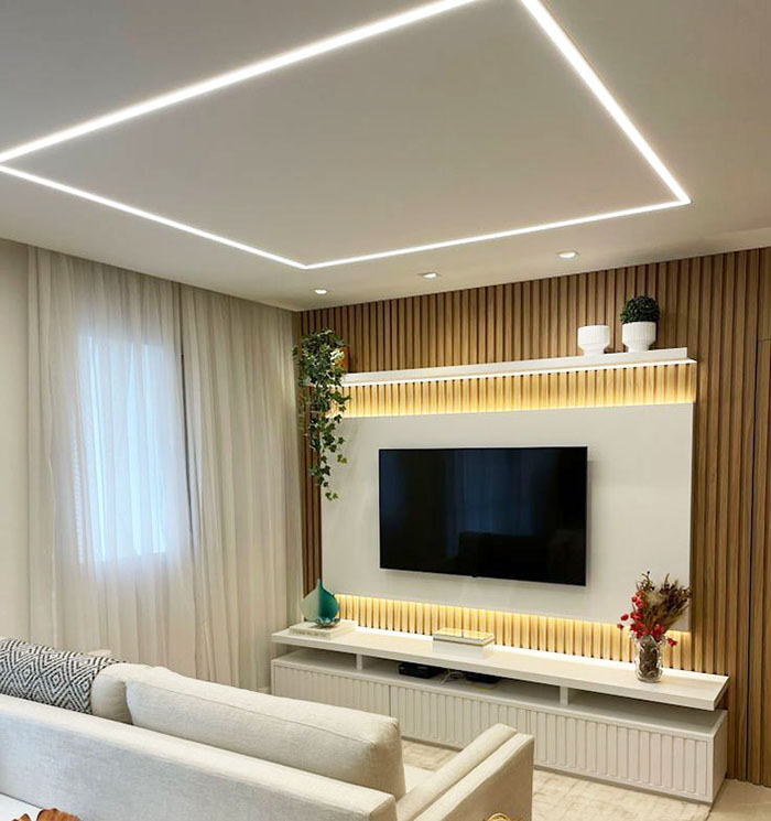 Mẫu trần thạch cao nhẹ nhàng đơn giản